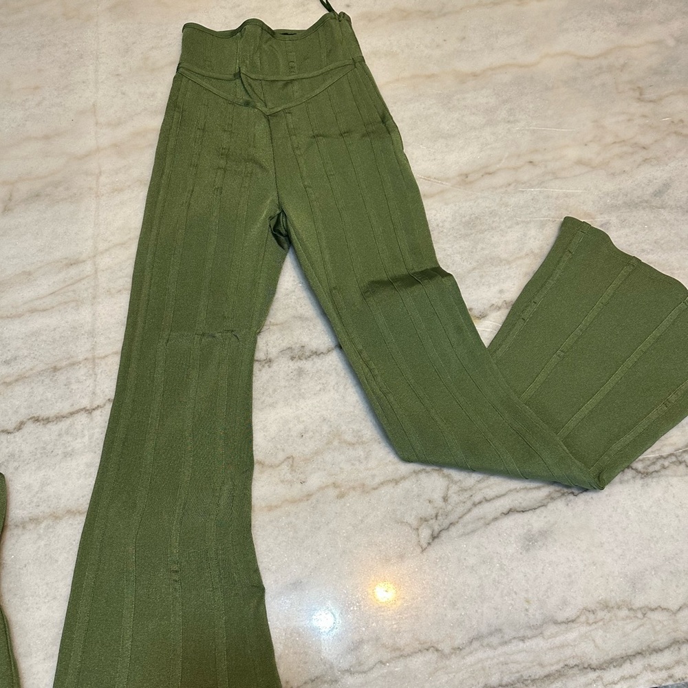 Green ASOS 2pc pants set.